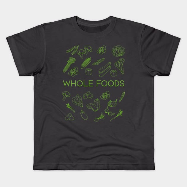 whole food Kids T-Shirt by mag-graphic